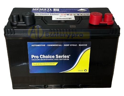 Picture of MF27ML - 12VOLT 680CCA 97AH PRO CHOICE SERIES MAINTENANCE FREE CALCIUM MARINE BATTERY